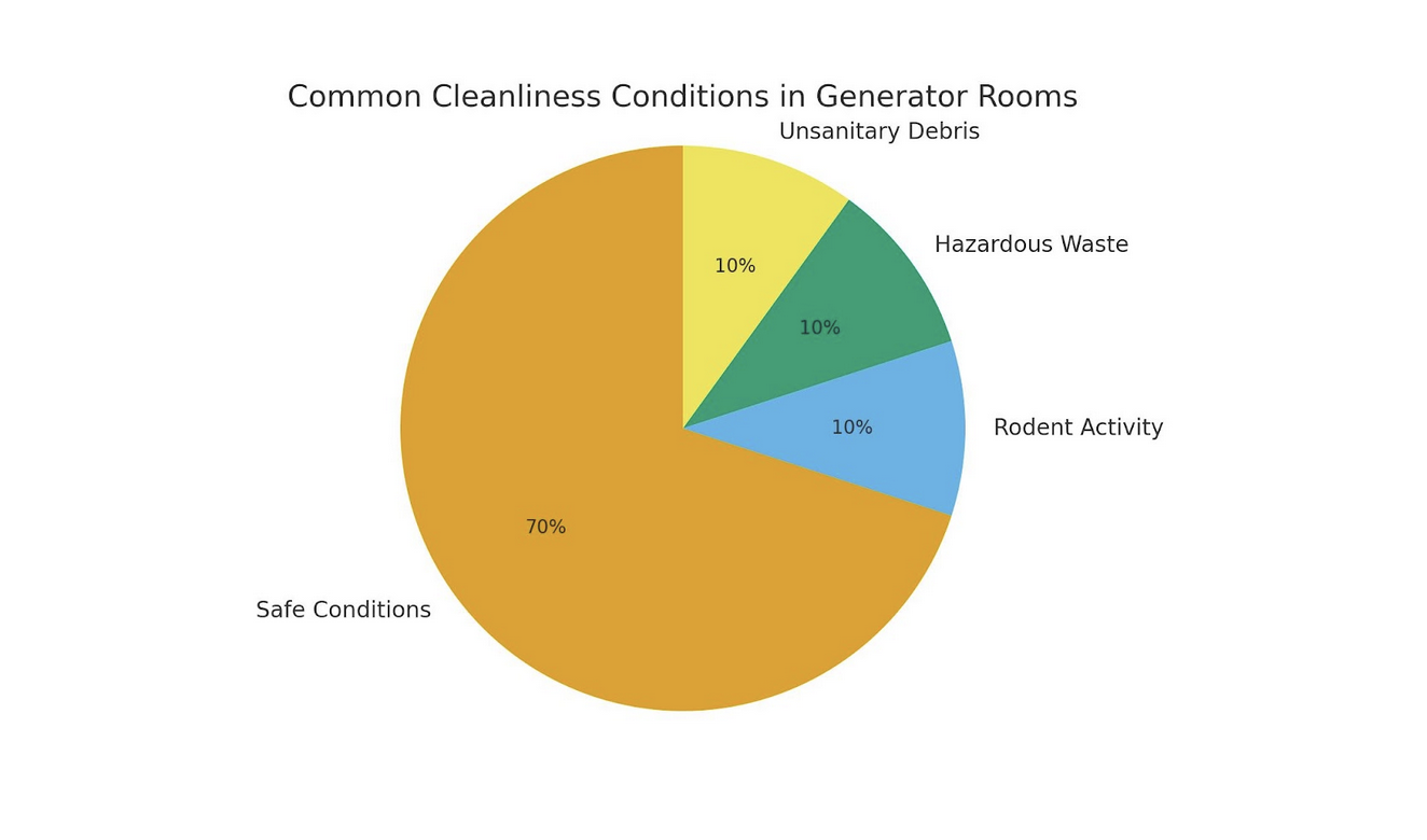 Common Cleanliness Conditions in Generator Rooms